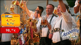 Sarīkojiet sev rudens brīvdienas, dodaties ceļojumā: Prāga + Bavārijas galvaspilsēta Minhene un apmeklējiet grandiozu OKTOBERFEST 2013