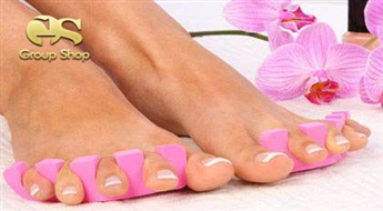 Аппаратный педикюр + покрытие Gelish лака в салоне "Dolce Vita" со скидкой 47%!