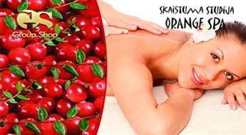 Витаминный СПА ритуал с брусникой в студии красоты "Orange Spa" со скидкой 53%!