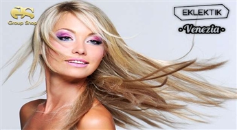 Matu griezums + ieveidošana + šķipsnu balināšana salonā "Venezia" vai "Eklektik" ar 40% atlaidi!