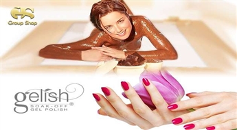 Шоколадный массаж + классический маникюр с покрытием GELISH в салоне "Eklektik"!