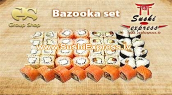 Вкусное предложение от SushiExpress: Bazooka set 40 шт. только за 11.55Ls!