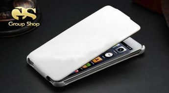 Великолепный чехол-раскладушка белого цвета из 100% кожи для Samsung Galaxy S2 (i9100), с внутренними стенками из микроволокна + бесплатный Stylus в подарок! Цвет на выбор!