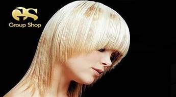 Matu krāsošana vienā tonī + atjaunojošā maska + viegla ieveidošana salonā "Gabriella"!