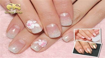 Маникюр + Gelish c дизайном со скидкой 50% всего за 6.99 Ls!