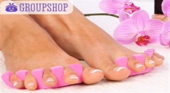 Аппаратный педикюр + покрытие Gelish лака в салоне "Dolce Vita" со скидкой 47%!