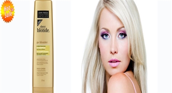 Jūs esat gaišu matu īpašniece? Ieprieciniet sevi ar elegantiem un veseliem matiem, lietojot augstas kvalitātes profesionālu šampūnu Blonde Go Blonder Lightening Shampoo - atlaide 52%