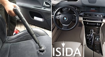 Pilnvērtīgā un kvalitatīvā auto salona ķīmiskā tīrīšana kompleksā ISIDA ar 50% atlaidi!