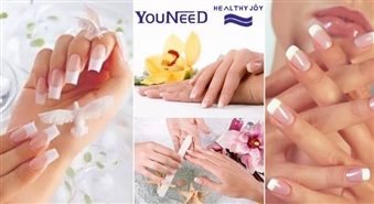 Skaistuma noslēpums! Klasiskais manikīrs + lakas “Shellac” pārklāšana + viegla roku masāža, ko veic profesionāli kosmetologi salonā "Healthy Joy" ar 50% atlaidi!