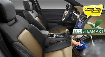 "Eco Steam Art" piedāvā kvalitatīvu jaunās paaudzes automašīnas salona ķīmisko tīrīšanu tikai 4 stundu laikā ar atlaidi 59%!