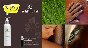 Aļģu procedūra notievēšanai ar 50% atlaidi! ALGOTHERM – de Luxe jūras kosmetoloģija.