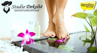 Palutini savas pēdiņas arī rudenī- ideāls pedikīrs uz 4 nedēļām ar ilgnoturīgo gēla laku ONE STEP GEL – 58%!