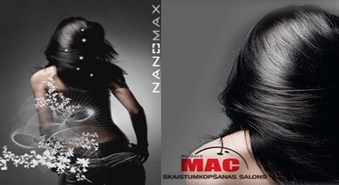 "Rudais Mac" piedāvā: Apjomīgi un spīdīgi mati ar NANOMAX procedūru 3D shine & volume!