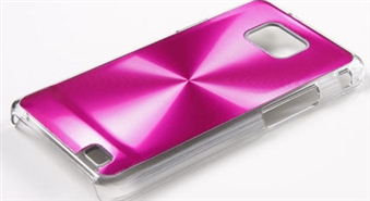 Spilgts alumīnija-plastika aizmugures panelis priekš  Samsung Galaxy S 2