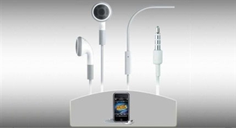 3,5 mm stereo austiņas ar Hands Free priekš iPhone, citiem telefoniem un MP3 pleeriem