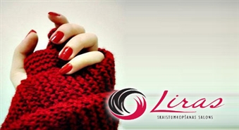 Klasiskais manikīrs ar Geleration vai Gelish pārklājumu salonā LIRAS par 53% lētāk!