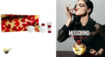 Komplekts Moschino Glamour EDP 100ml+ 100ml dušas želeja+ 100ml ķermeņa losjons+ 50ml ķermeņa krēms  ar 30% atlaidi!