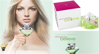 Smaržas Britney Spears Believe EDP Women 30ml ar 55% atlaidi!