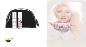 Izpārdošanas cena! Christina Aguilera komplekts EDT 10ml+ EDT 10ml+ kosmētikas maciņš ar 50% atlaidi!