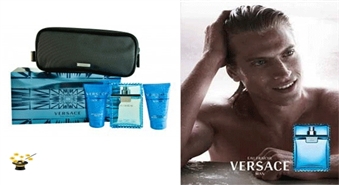 Komplekts Versace Man Eau Fraiche EDT 100ml+ 50ml dušas želeja+ 50ml pēc skūšanās losjons+  somiņa ar 30% atlaidi!