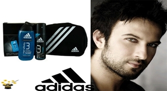 Adidas Action 3 Control komplekts: 250ml šampūns+ 150ml dezodorants+ somiņa ar 50% atlaidi!