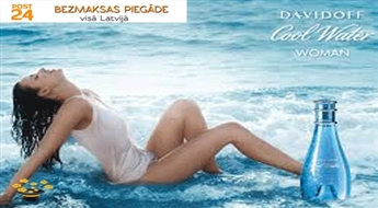 Smaržas Davidoff Cool Water women EDT 100ml ar 41% atlaidi!