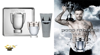 Komplekts Paco Rabane Invictus EDT 100ml+ 100ml dušas želeja ar 39% atlaidi!
