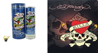 Smaržas Ed Hardy Love & Luck men EDT 100ml TESTER ar 55% atlaidi!