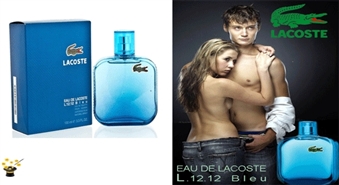 Smaržas Lacoste Eau de Lacoste L.12.12 Bleu men EDT 100ml ar 43% atlaidi!