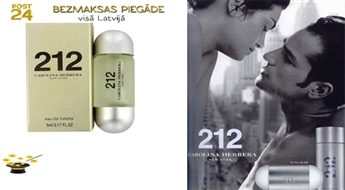 Smaržas Carolina Herrera 212 women EDT 5ml ar 62% atlaidi!