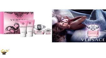 Komplekts Versace Bright Crystal EDT 90ml+ 100ml dušas želeja+ 100ml ķermeņa losjons + EDT 10ml ar 47% atlaidi!