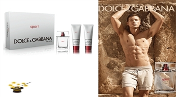 Komplekts Dolce & Gabbana The One Sport EDT 50ml+ dušas želeja 50ml+ pēc skūšanās balzams 50ml ar 59% atlaidi!