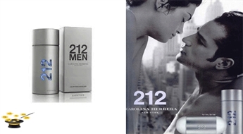 Smaržas Carolina Herrera 212 men EDT 100ml TESTERS ar 51% atlaidi!