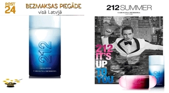 Smaržas Carolina Herrera 212 Summer 2013 men EDT 100ml TESTERS tikai Ls 18,90/ € 26,89!