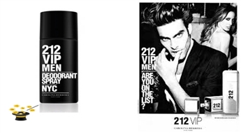 Dezodorants Carolina Herrera VIP men 150ml ar 58% atlaidi!