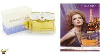 Smaržas Nina Ricci Love in Paris women EDP 50ml TESTER ar 45% atlaidi!