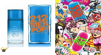 Smaržas Carolina Herrera 212 POP men EDT 100ml TESTER ar 40% atlaidi!