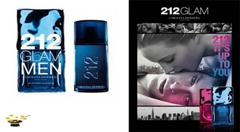 Smaržas Carolina Herrera 212 GLAM men EDT 100ml ar 59% atlaidi!