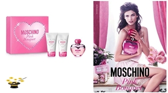 Komplekts Moschino Pink Bouquet EDT 5ml+ 25ml dušas želeja+ 25ml ķermeņa losjons ar 73% atlaidi!