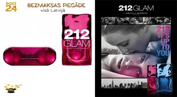 Smaržas Carolina Herrera 212 GLAM women EDT 60ml ar 65% atlaidi!