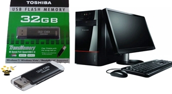 Toshiba USB Flash Memory 32 GB ar 50% atlaidi!