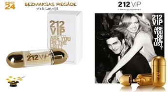 Smaržas Carolina Herrera 212 VIP women 5ml mini ar 55% atlaidi!