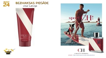 Carolina Herrera CH Sport men pēc skūšanās balzams 100ml ar 85% atlaidi!