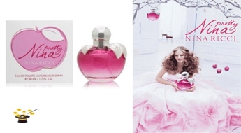 Izpārdošanas cena! Jaunās smaržas Nina  Ricci Pretty Nina EDT 50ml ar 56% atlaidi!