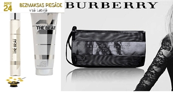 Burberry The Beat women komplekts EDP 7,5ml+ 50ml ķermeņa losjons kosmētikas somiņā tikai Ls 4,90/€ 6,97!