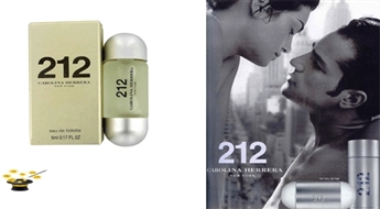 Smaržas Carolina Herrera 212 women EDT 5ml ar 60% atlaidi!