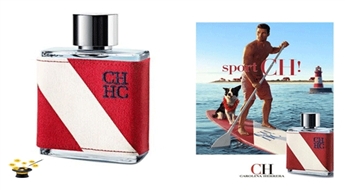 Smaržas Carolina Herrera CH Sport men EDT 100ml oriģinālajā iepakojumā ar 65% atlaidi!