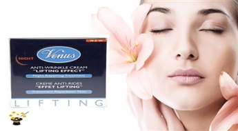 Venus Anti Wrinkle Cream Night Lifting Effect 50ml ar 70% atlaidi!