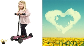 Skrejritenis Avigo Tri-Scooter rozā krāsā ar 50% atlaidi!