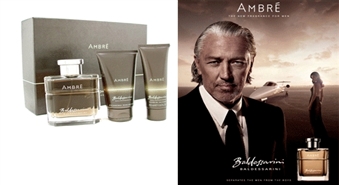 Komplekts Hugo Boss Baldessarini Ambre EDT 50ml+ 50ml balzams pēc skūšanās+ 50ml dušas želeja ar 40% atlaidi!